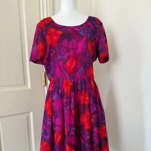 VINTAGE Chiffon Dress - Oleg Cassini He Ro Group 1960's Rare